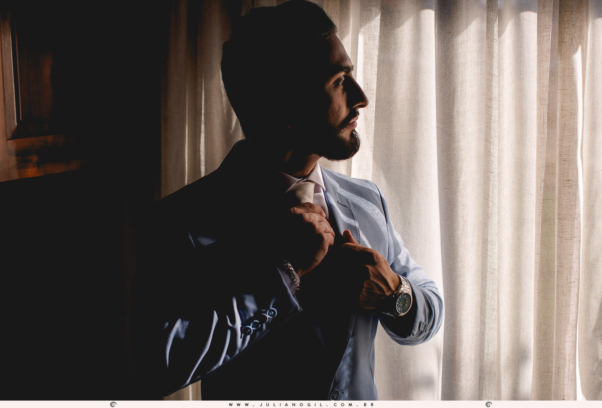 Making Of Noivo Willian de Lara fotógrafo Juliano Gil Irati Paraná Casamento Igreja Matriz Senhor Bom Jesus