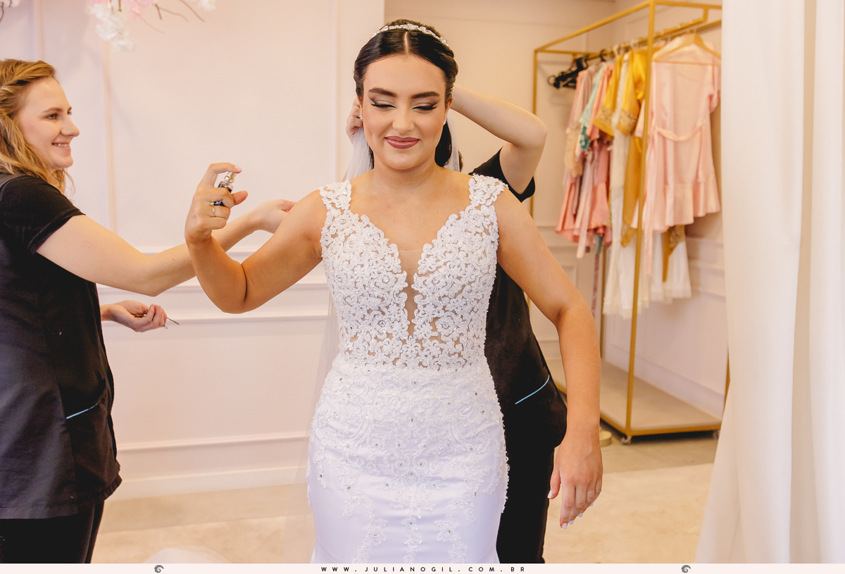 Making Of Noiva Jéssica Wengrzen fotógrafo Juliano Gil Irati Paraná Casamento Aline Xavier