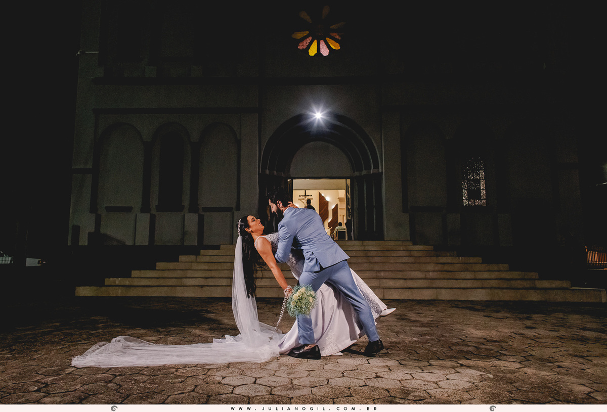 Cerimônia Casamento Willian de Lara Jéssica Wengrzen fotógrafo Juliano Gil Irati Paraná Casamento Igreja Matriz Senhor Bom Jesus