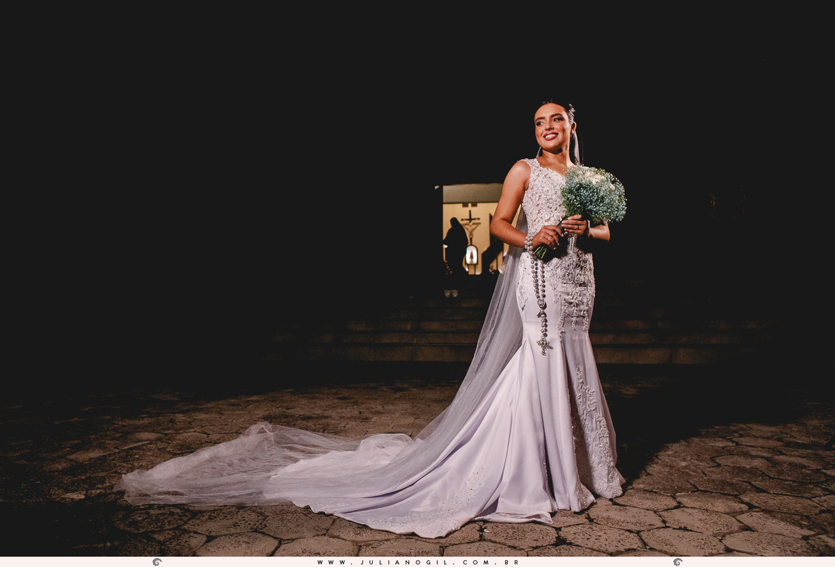 Cerimônia Casamento Willian de Lara Jéssica Wengrzen fotógrafo Juliano Gil Irati Paraná Casamento Igreja Matriz Senhor Bom Jesus