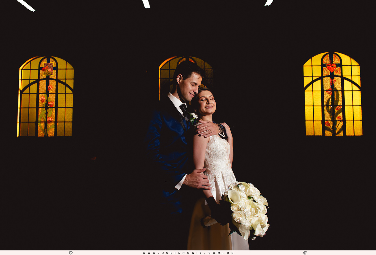 Cerimônia casamento Sandineli Bini Elvis Platini Paróquia São João Paulo II Ponta Grossa Fotógrafo Juliano Gil Irati Paraná