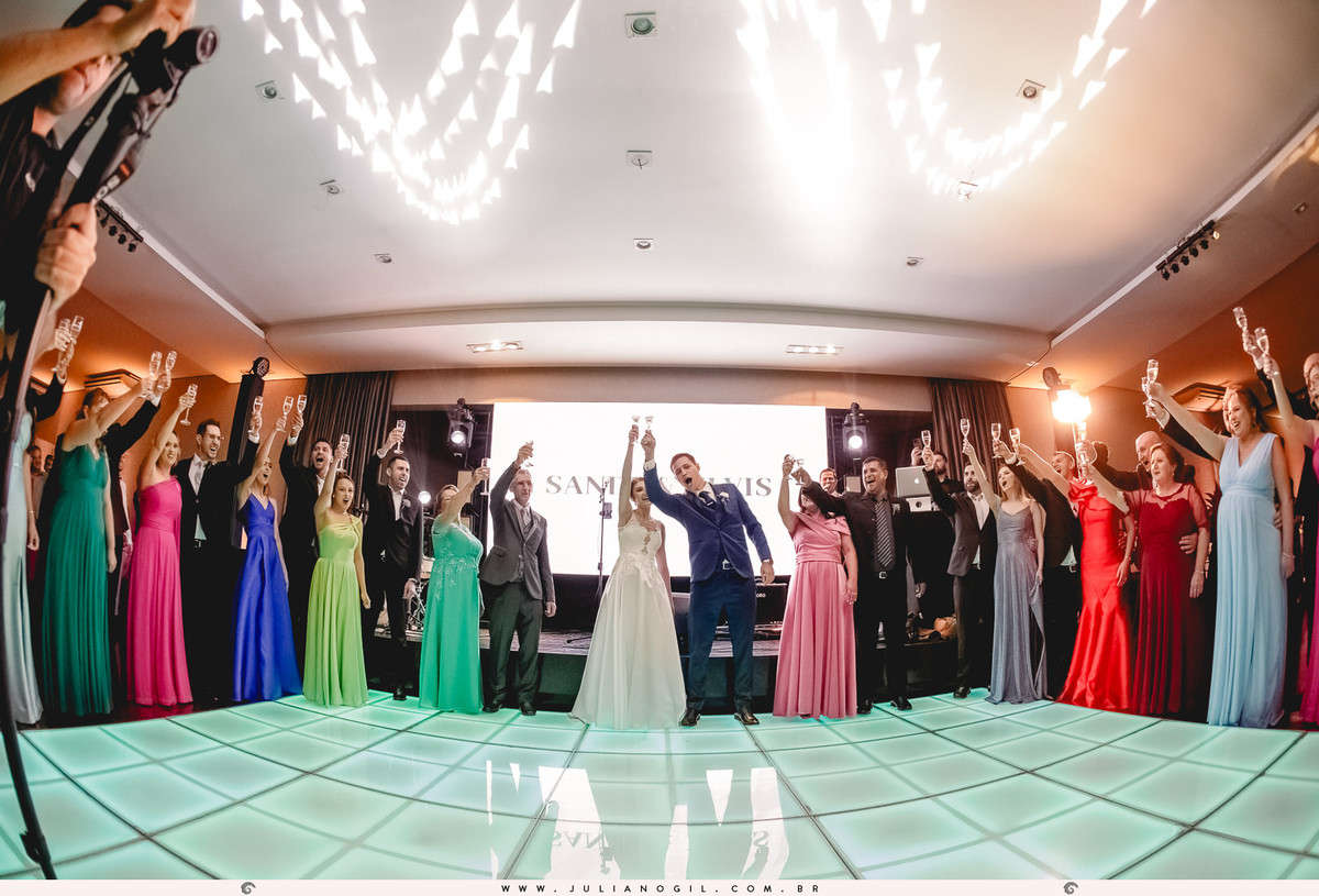 Cerimônia casamento Sandineli Bini Elvis Platini Paróquia São João Paulo II Ponta Grossa Fotógrafo Juliano Gil Irati Paraná Recepção Clube Ponta Lagoa