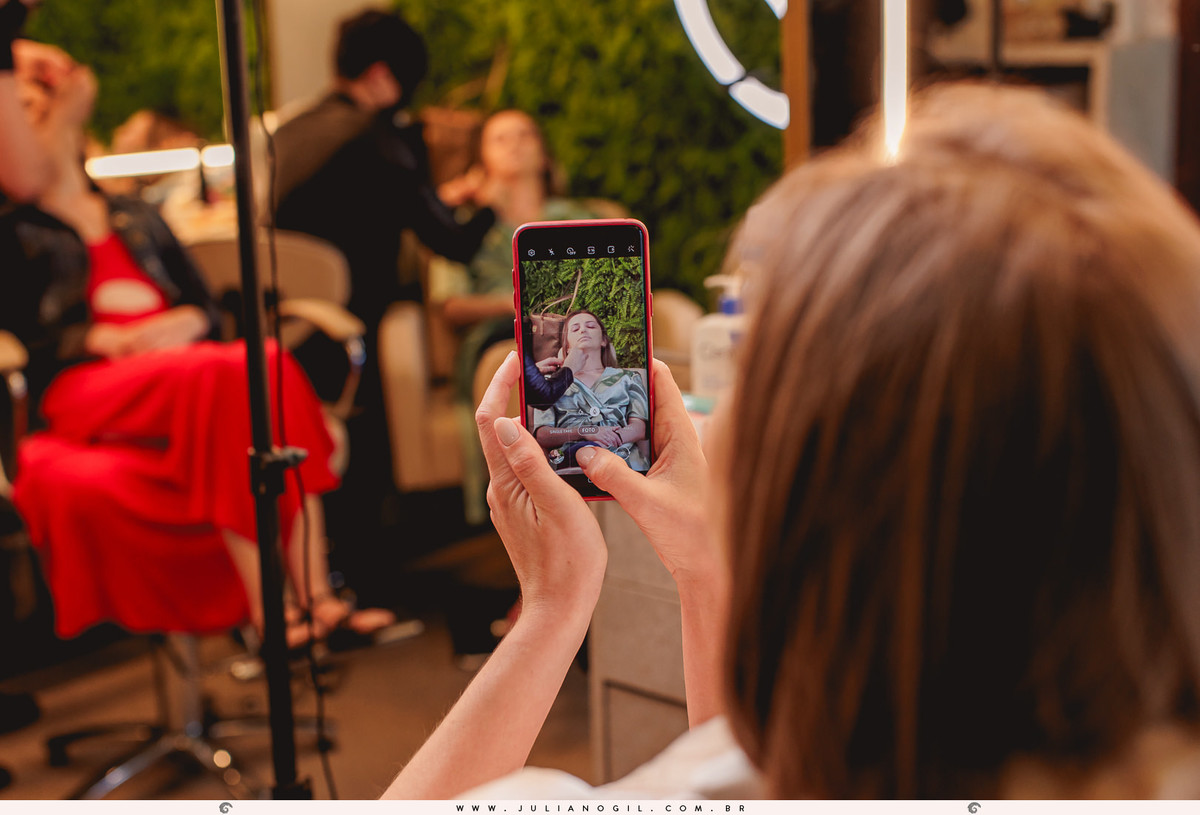 Making of Noiva Sandineli Bini Espaço Tatiane Belo Ponta Grossa Fotógrafo Juliano Gil Irati Paraná