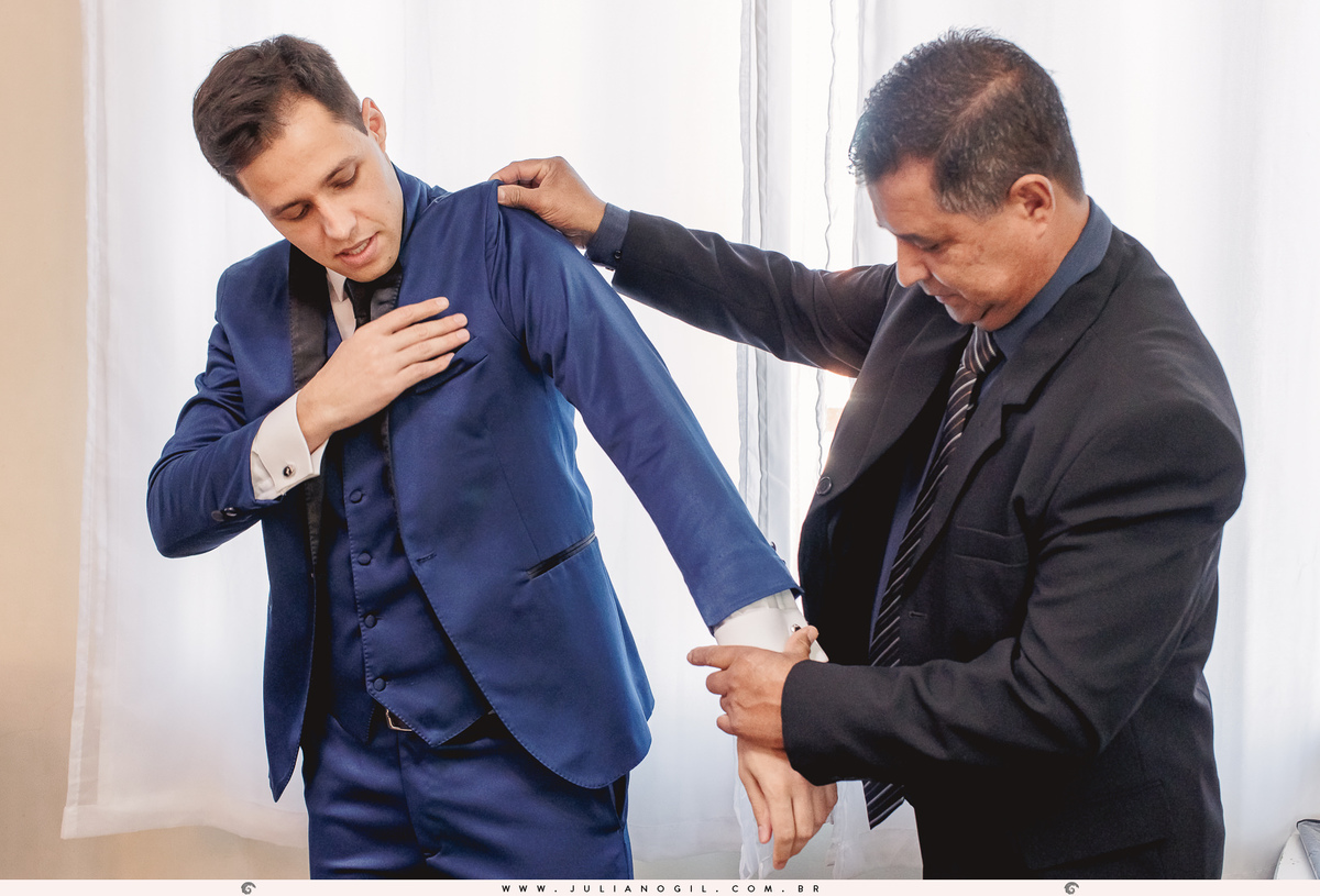 Making of Noivo casamento Sandineli Bini Elvis Platini Ponta Grossa Fotógrafo Juliano Gil Irati Paraná