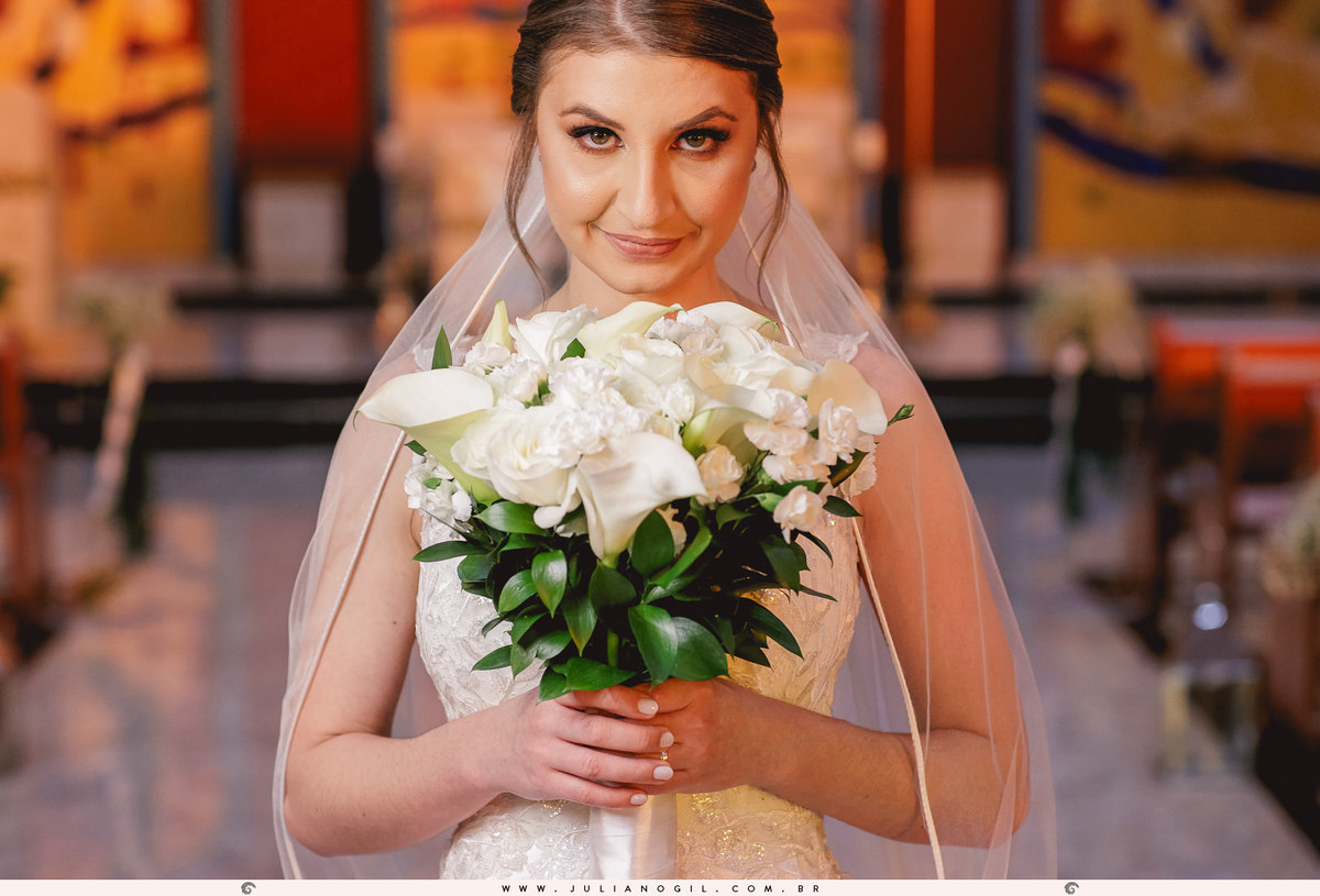 Cerimônia casamento Sandineli Bini Elvis Platini Paróquia São João Paulo II Ponta Grossa Fotógrafo Juliano Gil Irati Paraná