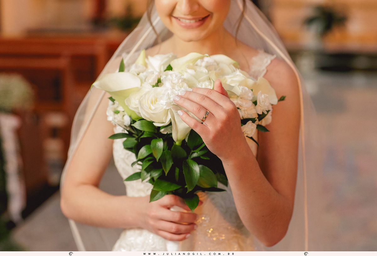 Cerimônia casamento Sandineli Bini Elvis Platini Paróquia São João Paulo II Ponta Grossa Fotógrafo Juliano Gil Irati Paraná