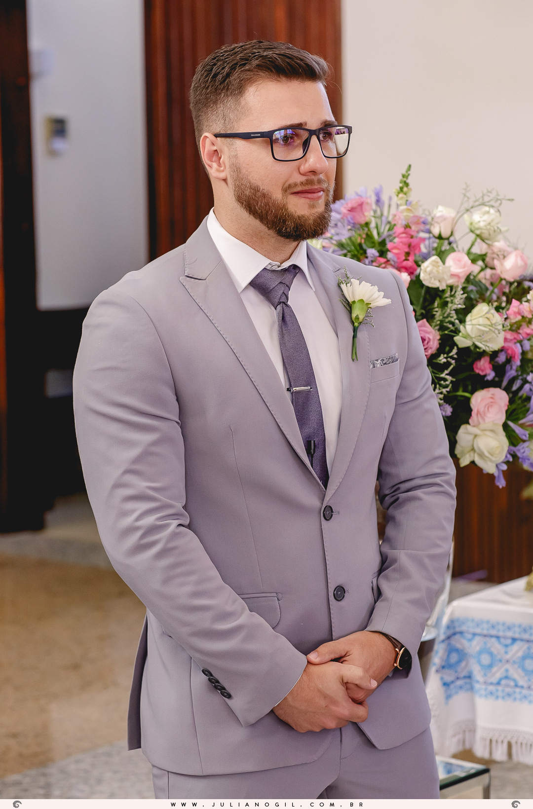 Cerimônia de casamento Noiva Francieli Roik Noivo Anderson Ferreira de Lima fotógrafo Juliano Gil Irati Paraná Casamento Aline Xavier Aline Gabrielle Zerbinatti Igreja Imaculado Coração de Maria Rancho Vó Tereza Hotel Monte Libano