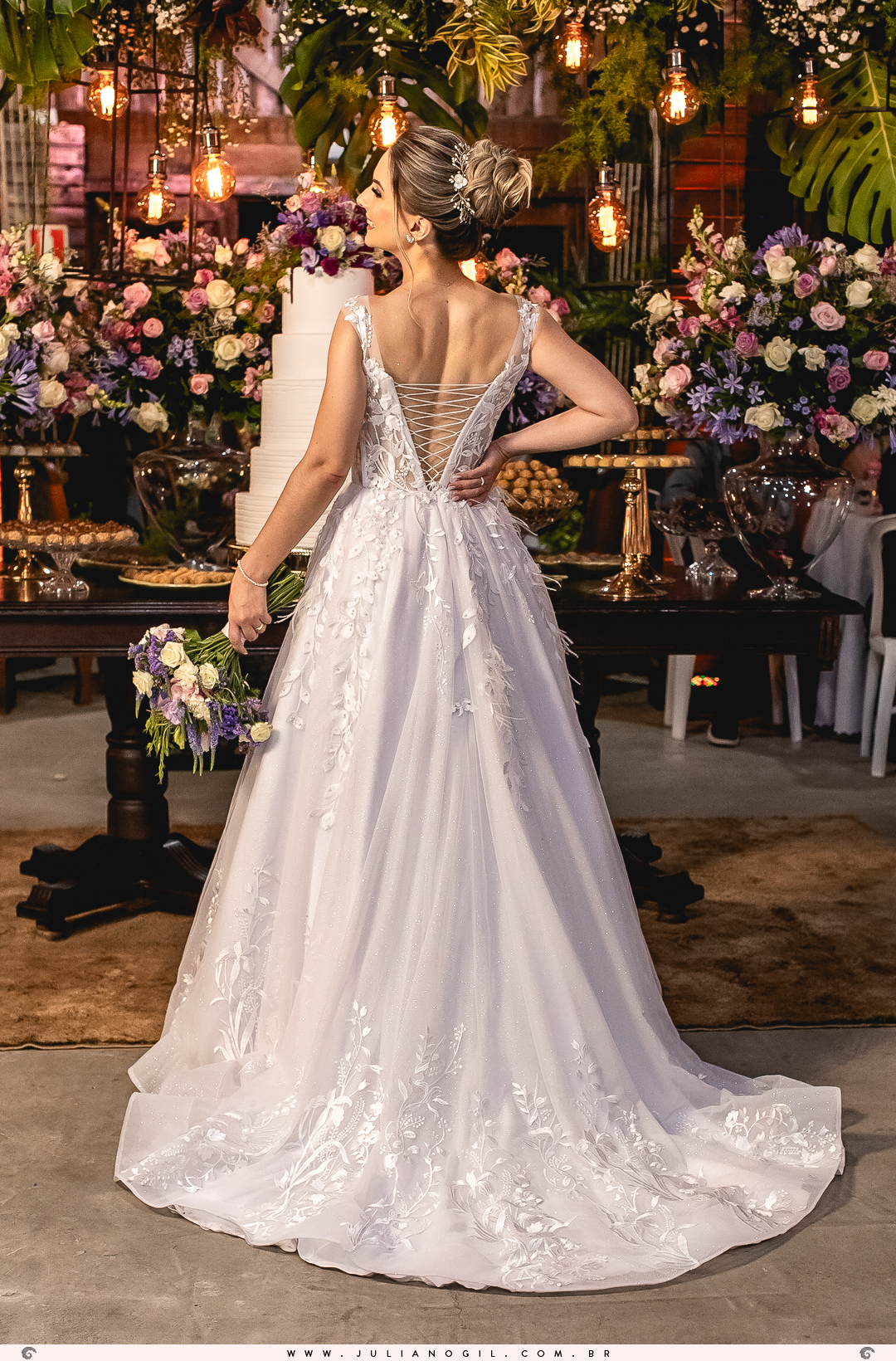 Recepção Festa de casamento Noiva Francieli Roik Noivo Anderson Ferreira de Lima fotógrafo Juliano Gil Irati Paraná Casamento Aline Xavier Aline Gabrielle Zerbinatti Igreja Imaculado Coração de Maria Rancho Vó Tereza Hotel Monte Libano