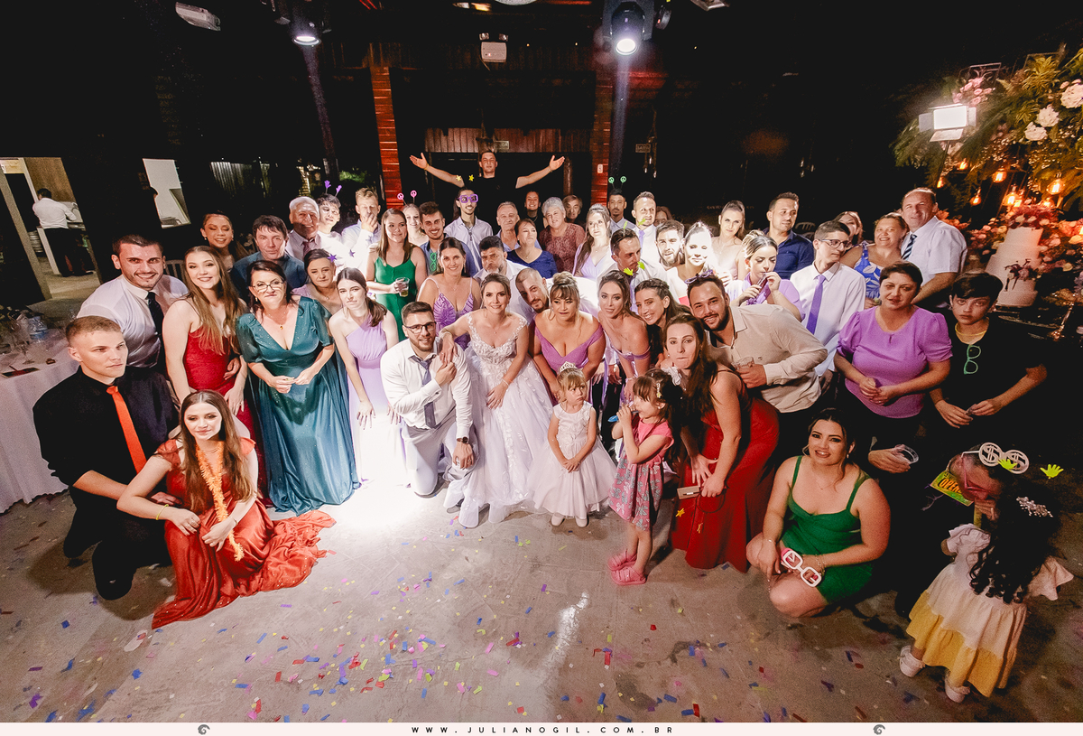 Recepção Festa de casamento Noiva Francieli Roik Noivo Anderson Ferreira de Lima fotógrafo Juliano Gil Irati Paraná Casamento Aline Xavier Aline Gabrielle Zerbinatti Igreja Imaculado Coração de Maria Rancho Vó Tereza Hotel Monte Libano