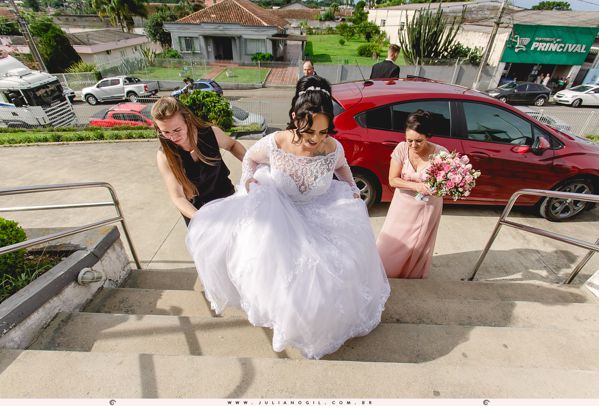 Casamento Noiva Ana Claudia dos Santos Noivo Luiz Fernando Grabowski Paróquia São Pedro Apóstolo Salão de Festa Capela Nossa Senhora Aparecida Fotógrafo Juliano Gil Mallet Paraná Irati Casamento