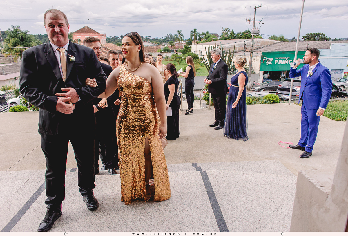 Casamento Noiva Ana Claudia dos Santos Noivo Luiz Fernando Grabowski Paróquia São Pedro Apóstolo Salão de Festa Capela Nossa Senhora Aparecida Fotógrafo Juliano Gil Mallet Paraná Irati Casamento