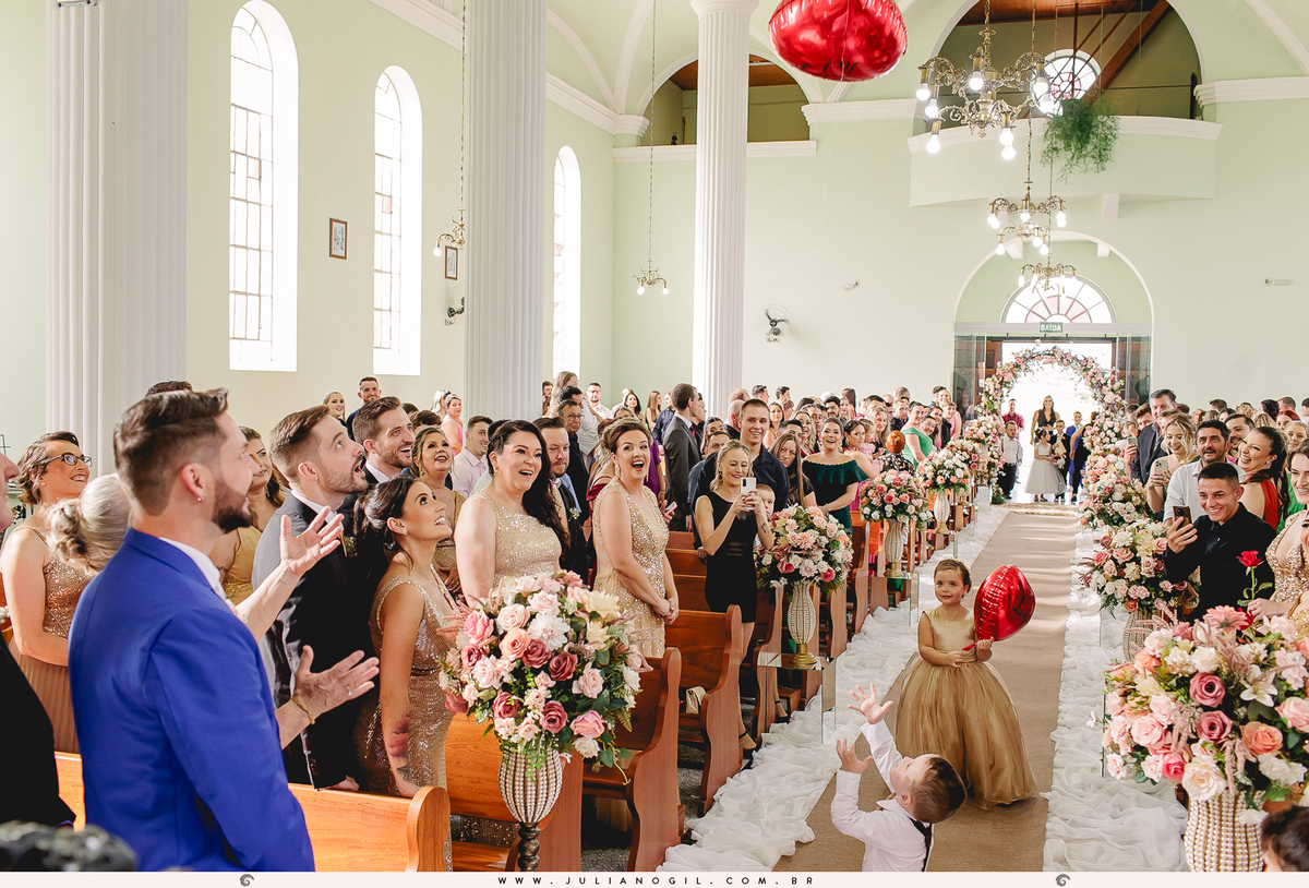 Casamento Noiva Ana Claudia dos Santos Noivo Luiz Fernando Grabowski Paróquia São Pedro Apóstolo Salão de Festa Capela Nossa Senhora Aparecida Fotógrafo Juliano Gil Mallet Paraná Irati Casamento