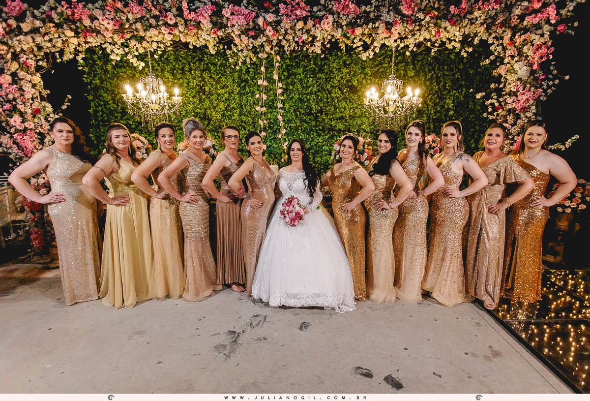 Recepção Festa de Casamento Noiva Ana Claudia dos Santos Noivo Luiz Fernando Grabowski Paróquia São Pedro Apóstolo Salão de Festa Capela Nossa Senhora Aparecida Fotógrafo Juliano Gil Mallet Paraná Irati Casamento