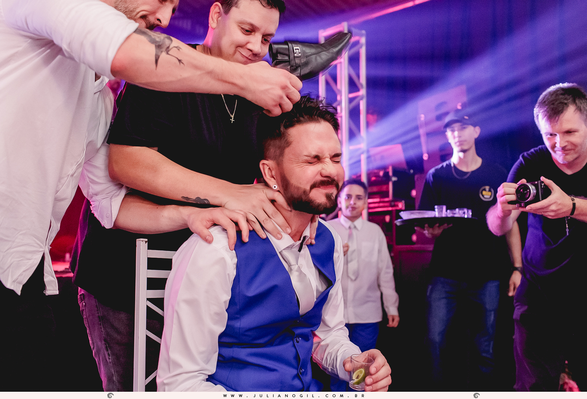 Recepção Festa de Casamento Noiva Ana Claudia dos Santos Noivo Luiz Fernando Grabowski Paróquia São Pedro Apóstolo Salão de Festa Capela Nossa Senhora Aparecida Fotógrafo Juliano Gil Mallet Paraná Irati Casamento