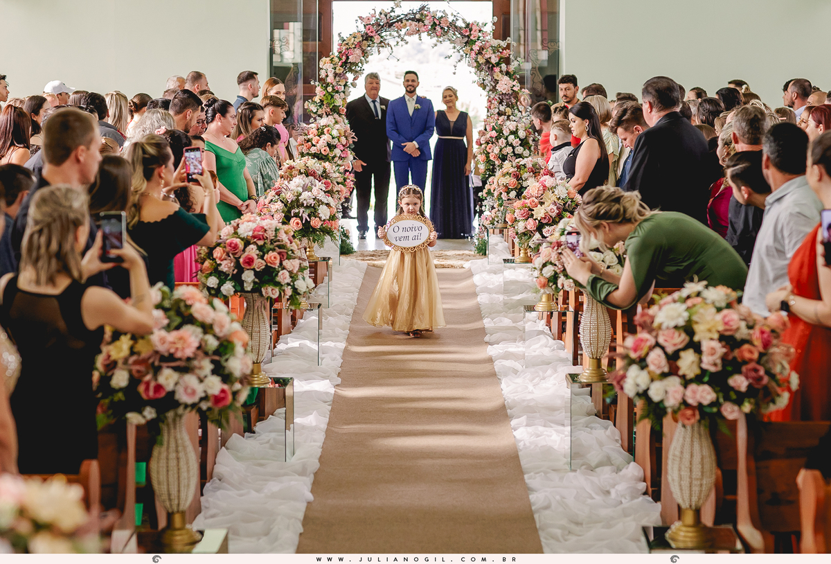 Casamento Noiva Ana Claudia dos Santos Noivo Luiz Fernando Grabowski Paróquia São Pedro Apóstolo Salão de Festa Capela Nossa Senhora Aparecida Fotógrafo Juliano Gil Mallet Paraná Irati Casamento