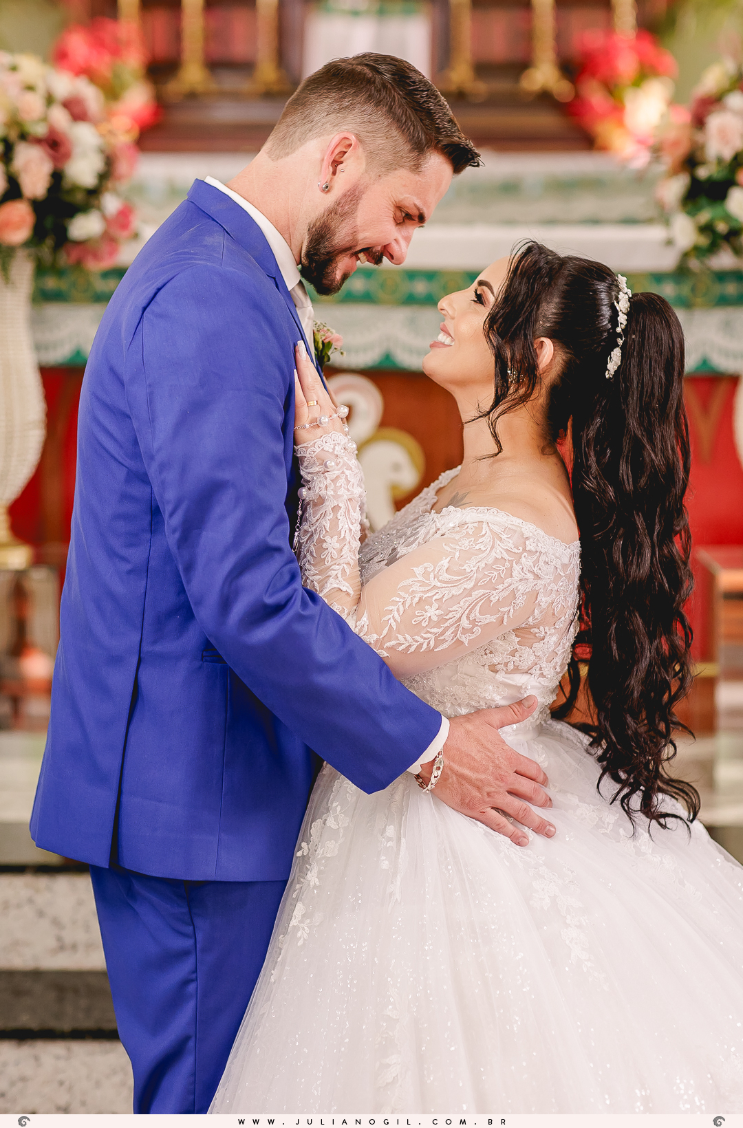 Casamento Noiva Ana Claudia dos Santos Noivo Luiz Fernando Grabowski Paróquia São Pedro Apóstolo Salão de Festa Capela Nossa Senhora Aparecida Fotógrafo Juliano Gil Mallet Paraná Irati Casamento