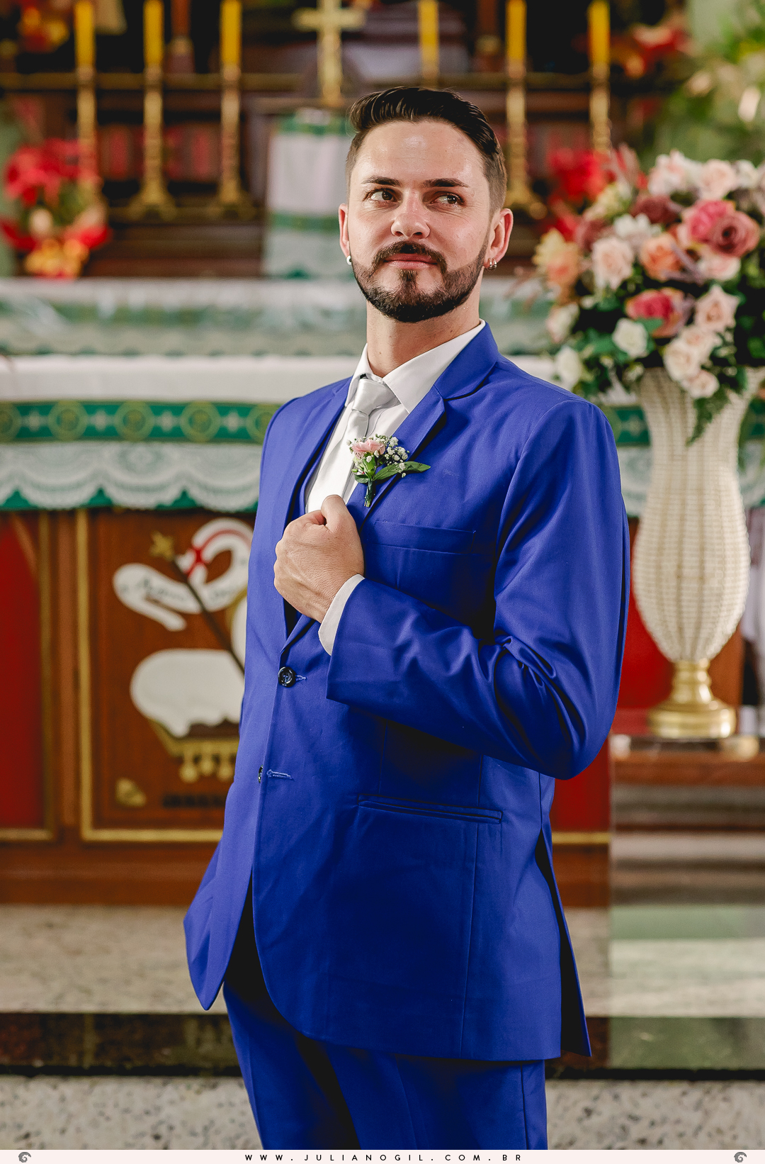 Casamento Noiva Ana Claudia dos Santos Noivo Luiz Fernando Grabowski Paróquia São Pedro Apóstolo Salão de Festa Capela Nossa Senhora Aparecida Fotógrafo Juliano Gil Mallet Paraná Irati Casamento