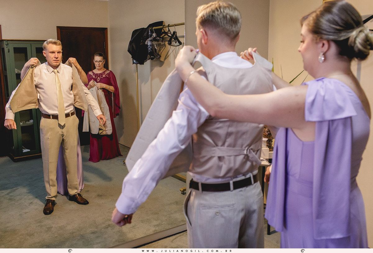 making of casamento Gizelle Lima e Luiz Carlos Basso itapeva são paulo fotógrafo juliano gil irati paraná junior alvez wedding bride noiva família vestido make first touch emoção detalhes noivo pai barbearia