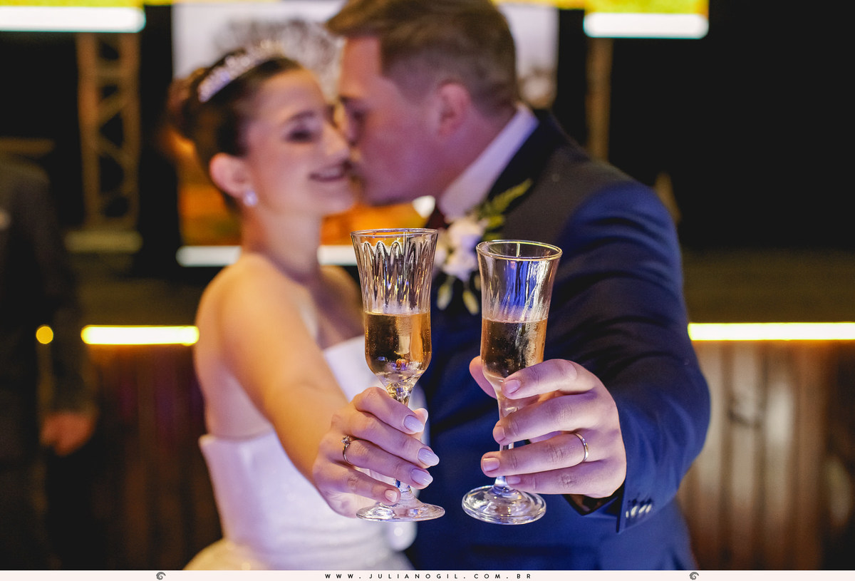 brinde dos noivos