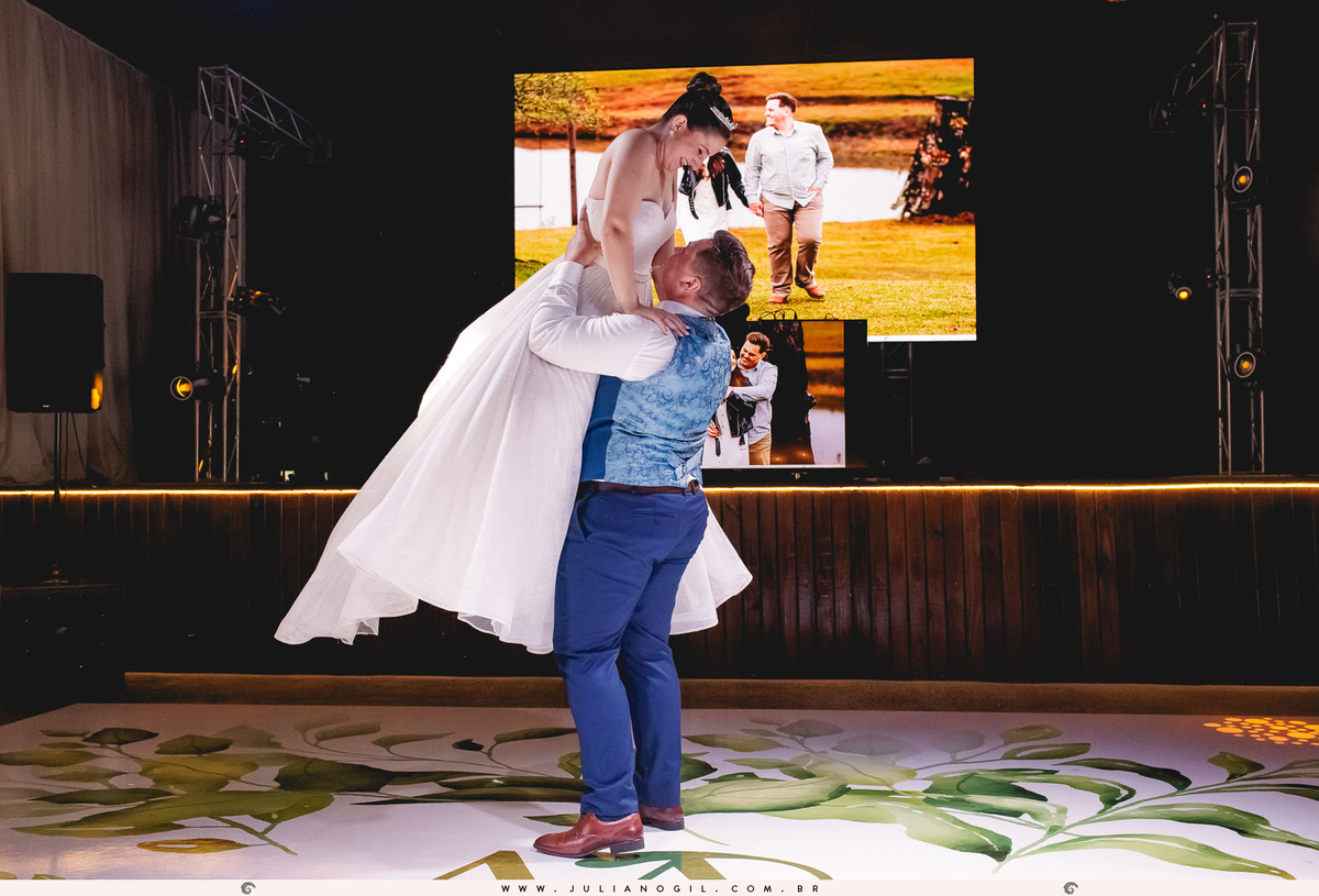 dança dos noivos aldo e adriele