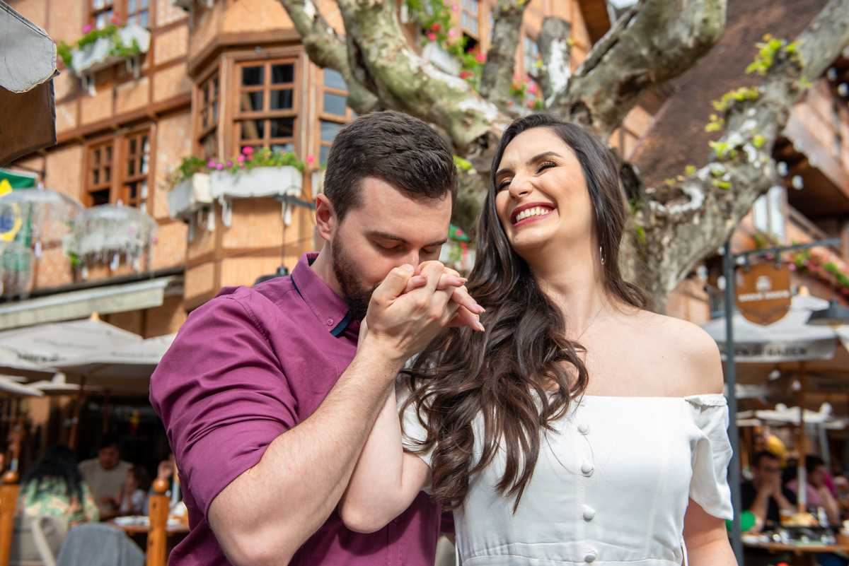 Ensaio de casal em Campos do Jordão