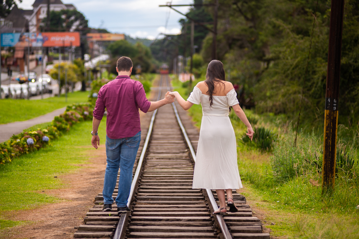 Ensaio de casal em Campos do Jordão