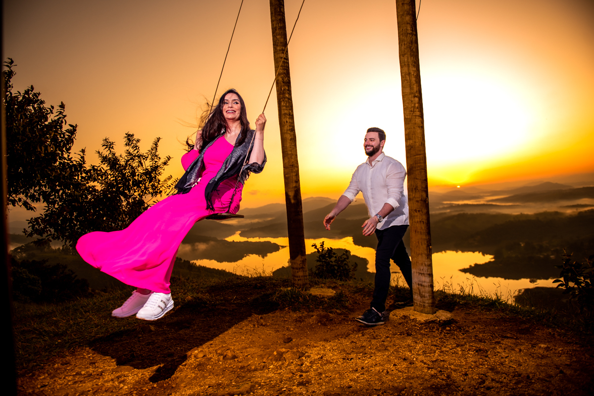 Ensaio de casal em Campos do Jordão