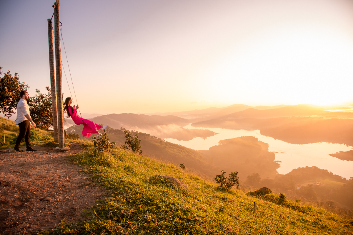 Ensaio de casal em Campos do Jordão