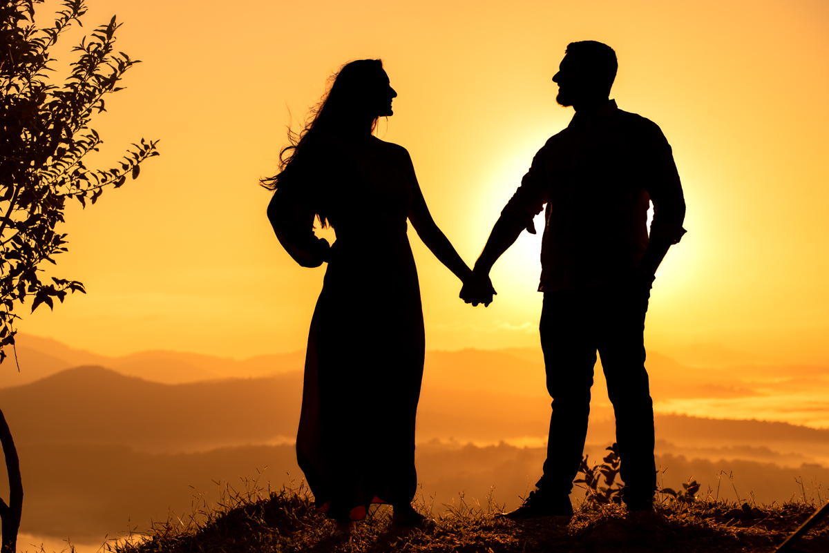 Ensaio de casal em Campos do Jordão