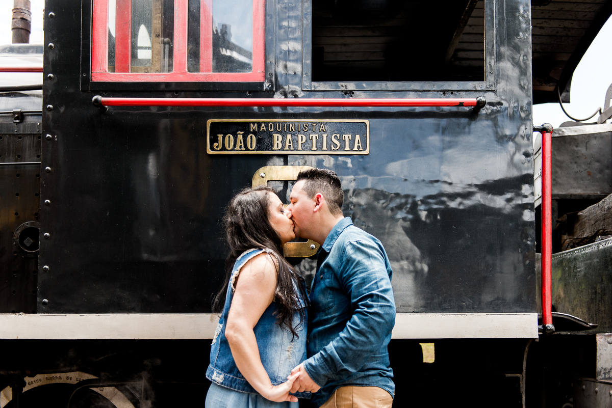 Estação de trem de Jaguariúna - SP, fotografia de casamento