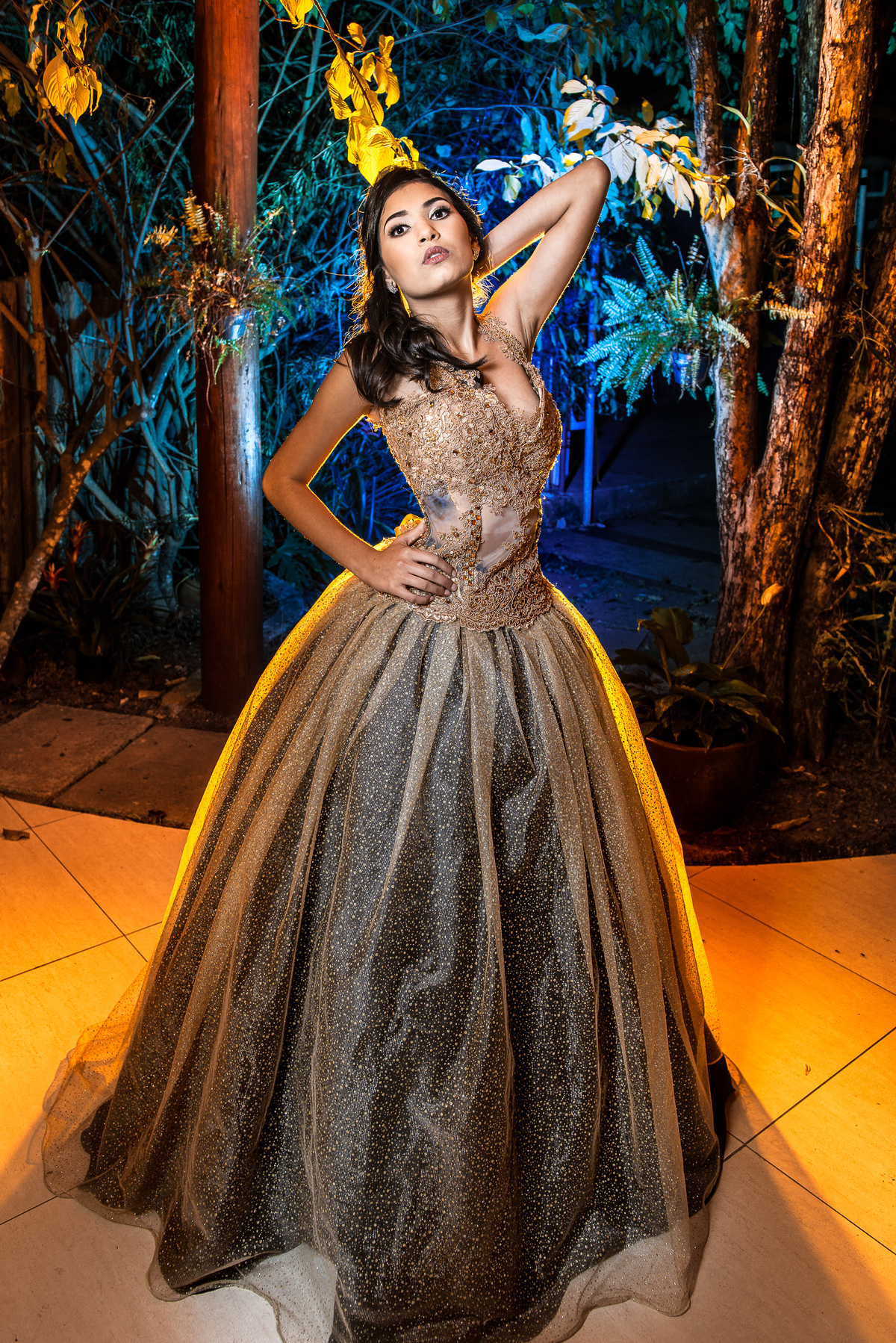 criatividade nas fotografias de 15 anos