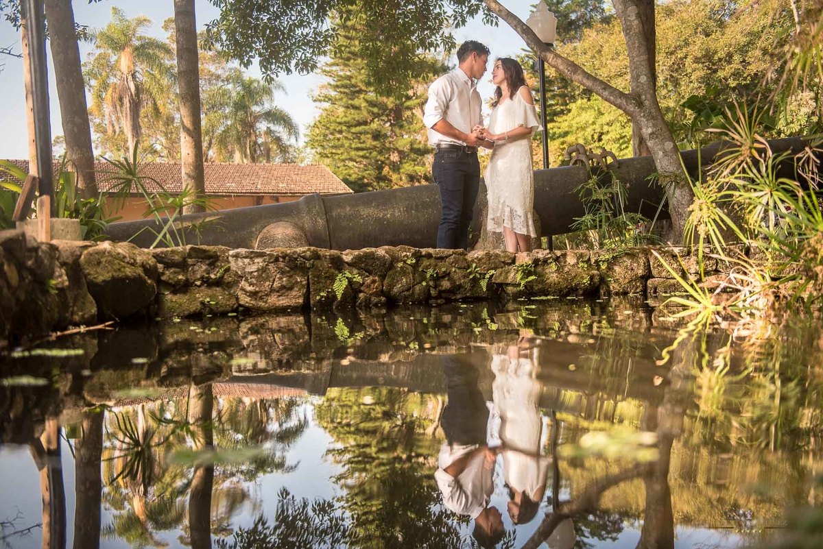 Ensaio de casal pré wedding no Brasital Centro Cultural Brasil Itália em São Roque