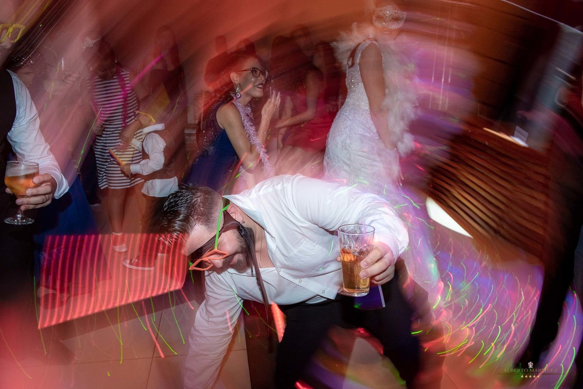 Balada na festa de casamento no espaço sonata 