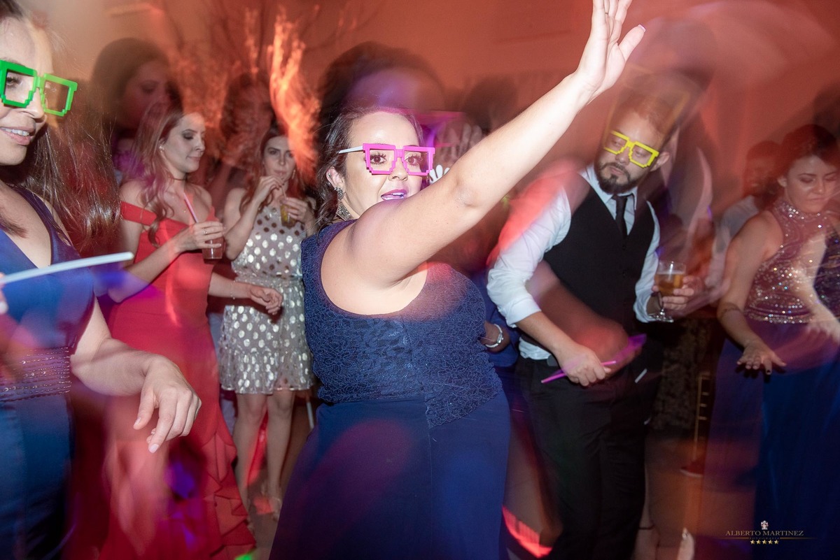 Balada na festa de casamento no espaço sonata 