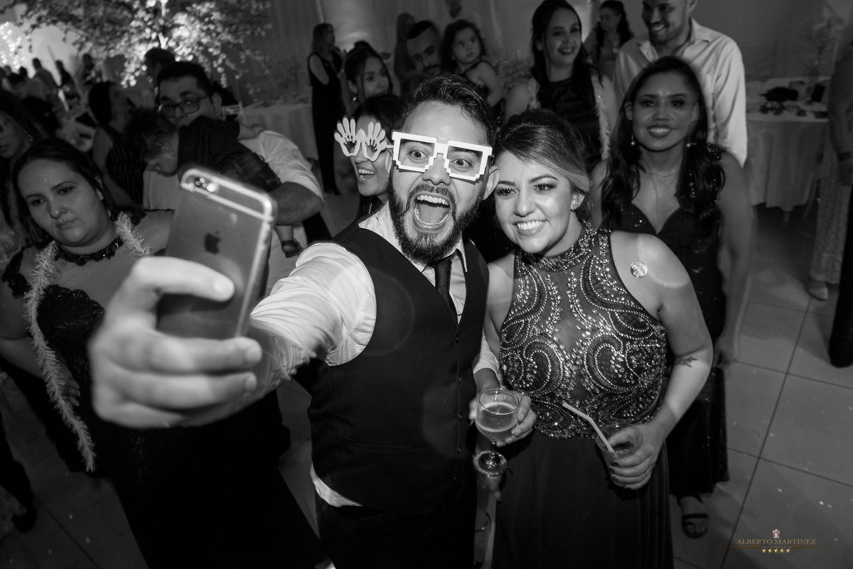 Balada na festa de casamento no espaço sonata 