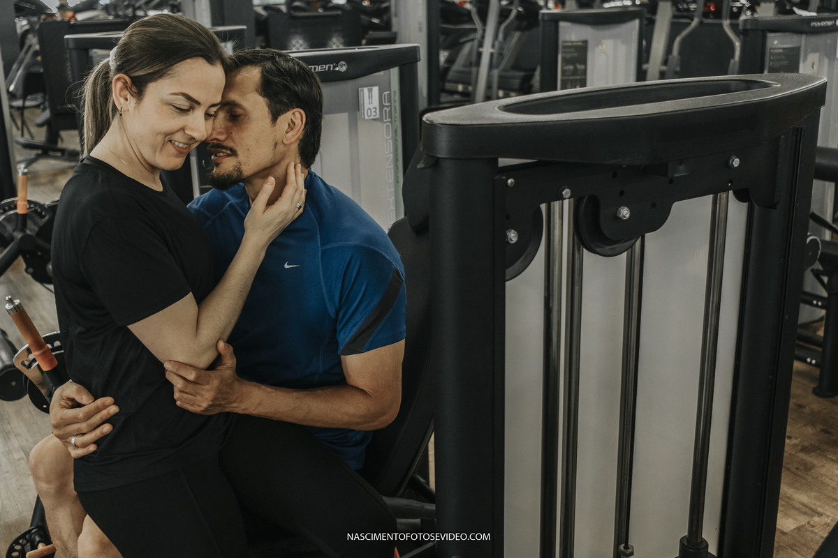Ensaio casal academia 