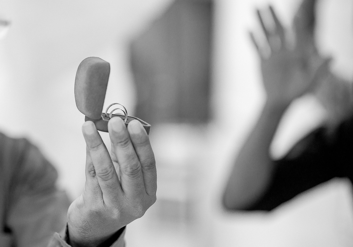 TROCA DE ALIANÇAS  CASAMENTO DE DIA