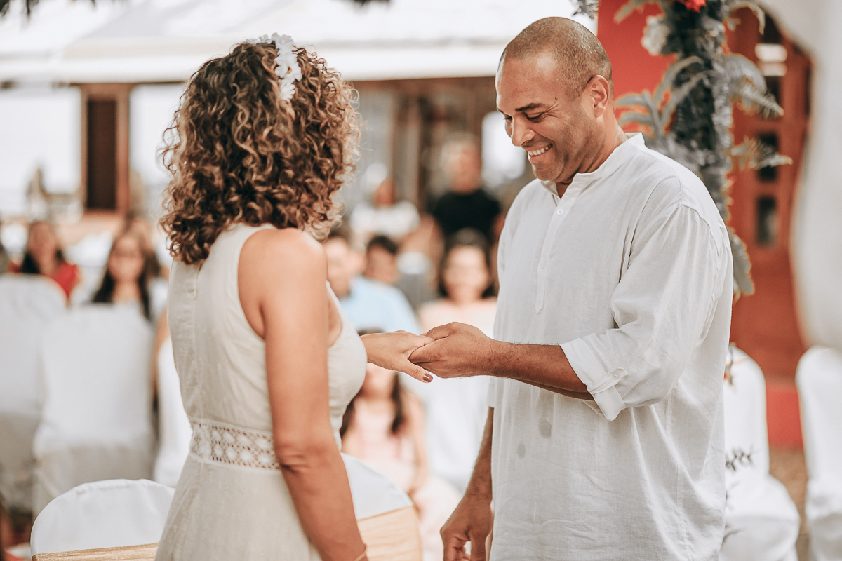 TROCA DE ALIANÇAS  CASAMENTO DE DIA
