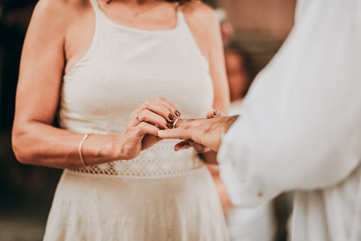 TROCA DE ALIANÇAS  CASAMENTO DE DIA 