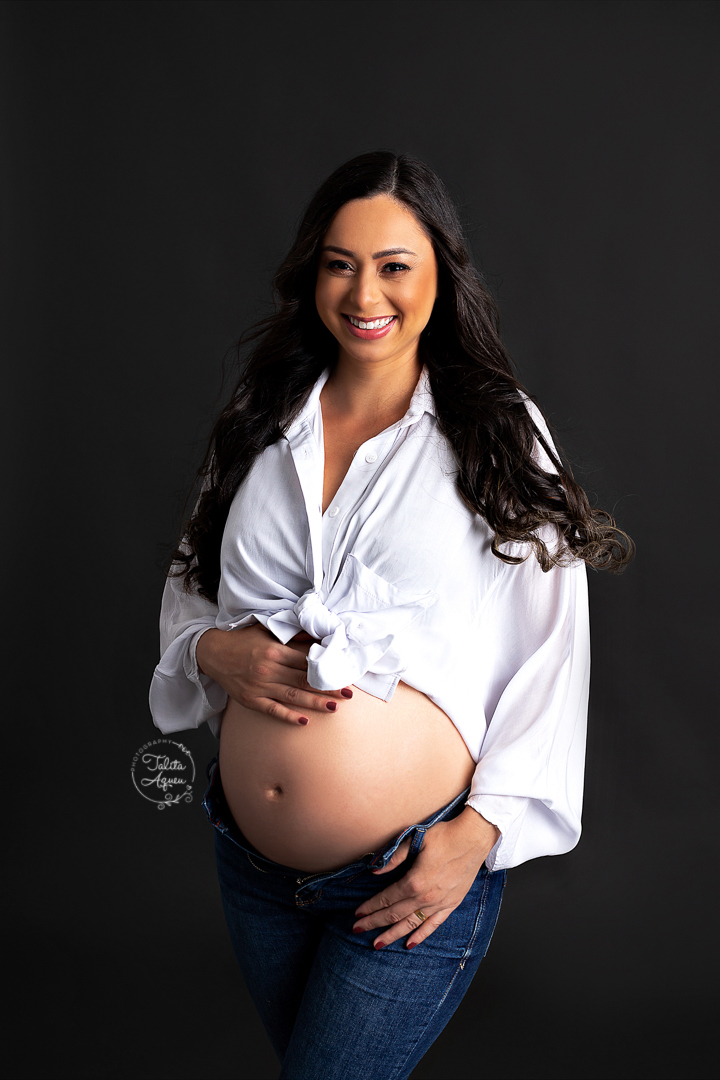 gestante guarujá ensaiogestante estudio familia baixada santista talitaqueu fotos fotografia ensaioestudio doceespera