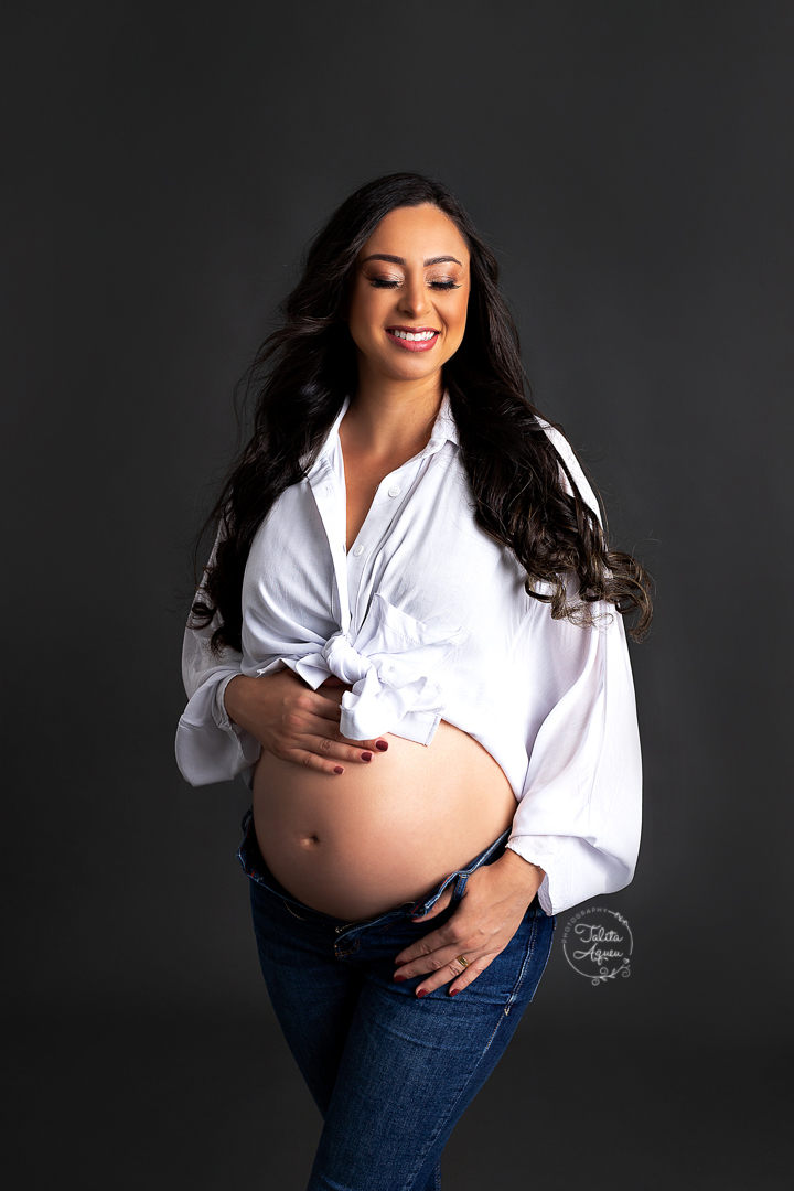 gestante guarujá ensaiogestante estudio familia baixada santista talitaqueu fotos fotografia ensaioestudio doceespera