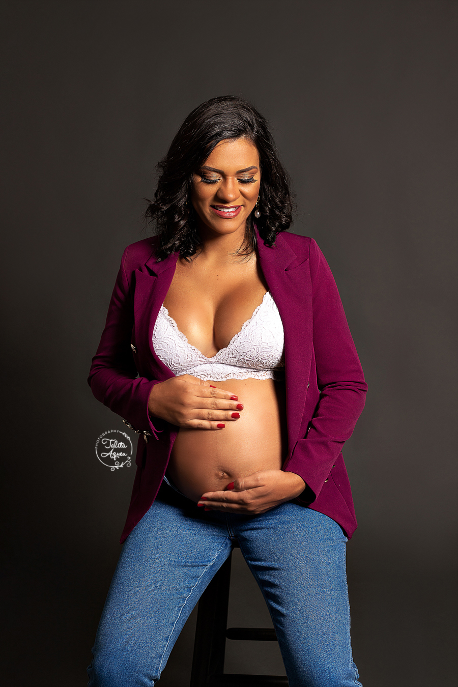 gestante guarujá ensaiogestante estudio familia baixada santista talitaqueu fotos fotografia ensaioestudio doceespera