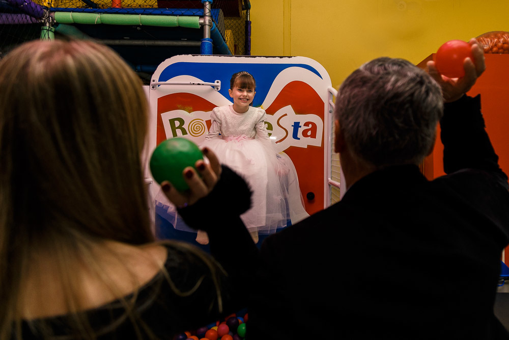 Papai e Mamãe também participaram e a Mari adorou!