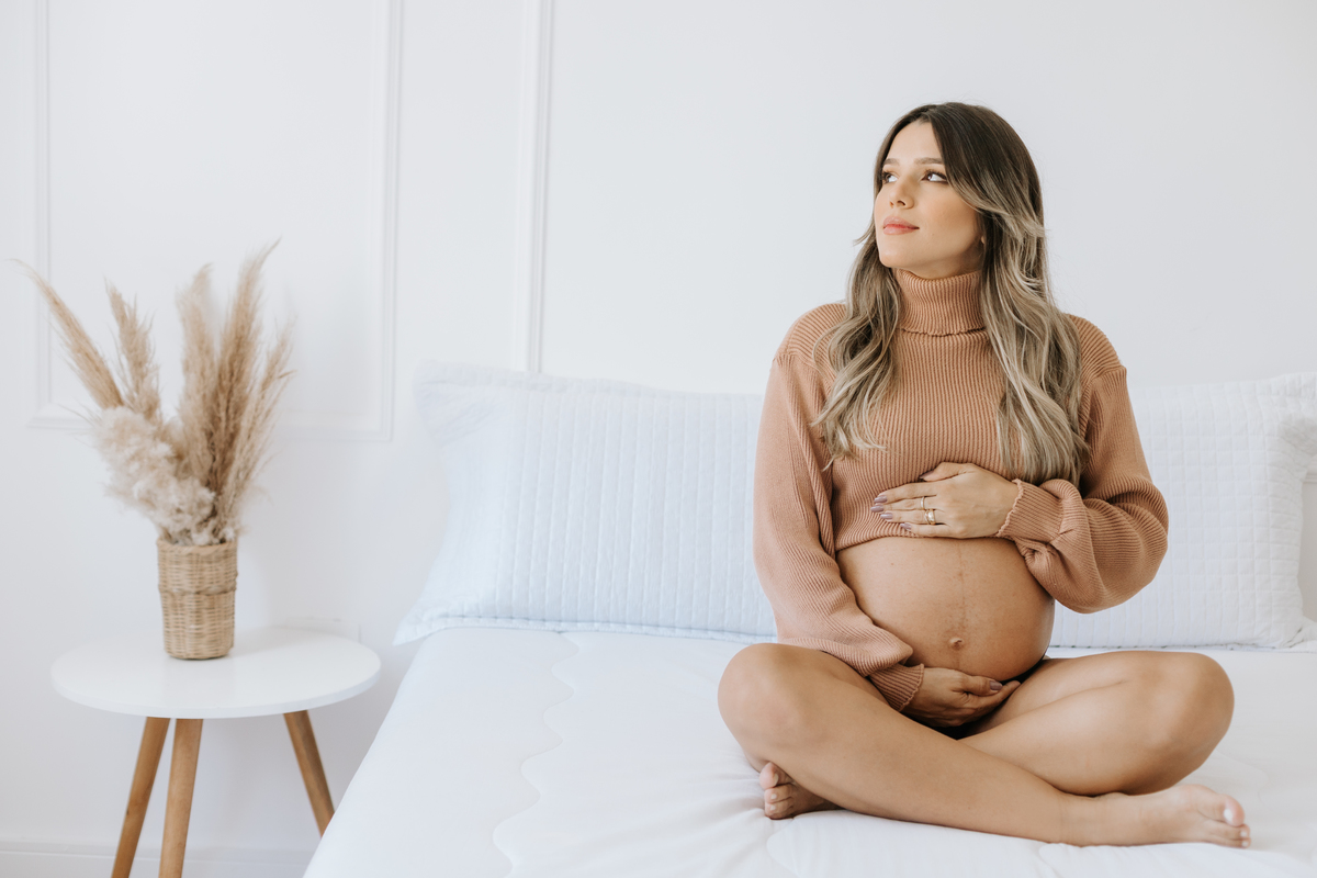 Ensaio Gestante Clean Petrópolis 