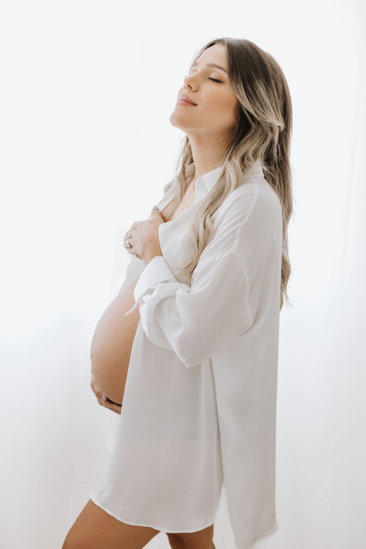 Ensaio Gestante Clean Petrópolis 