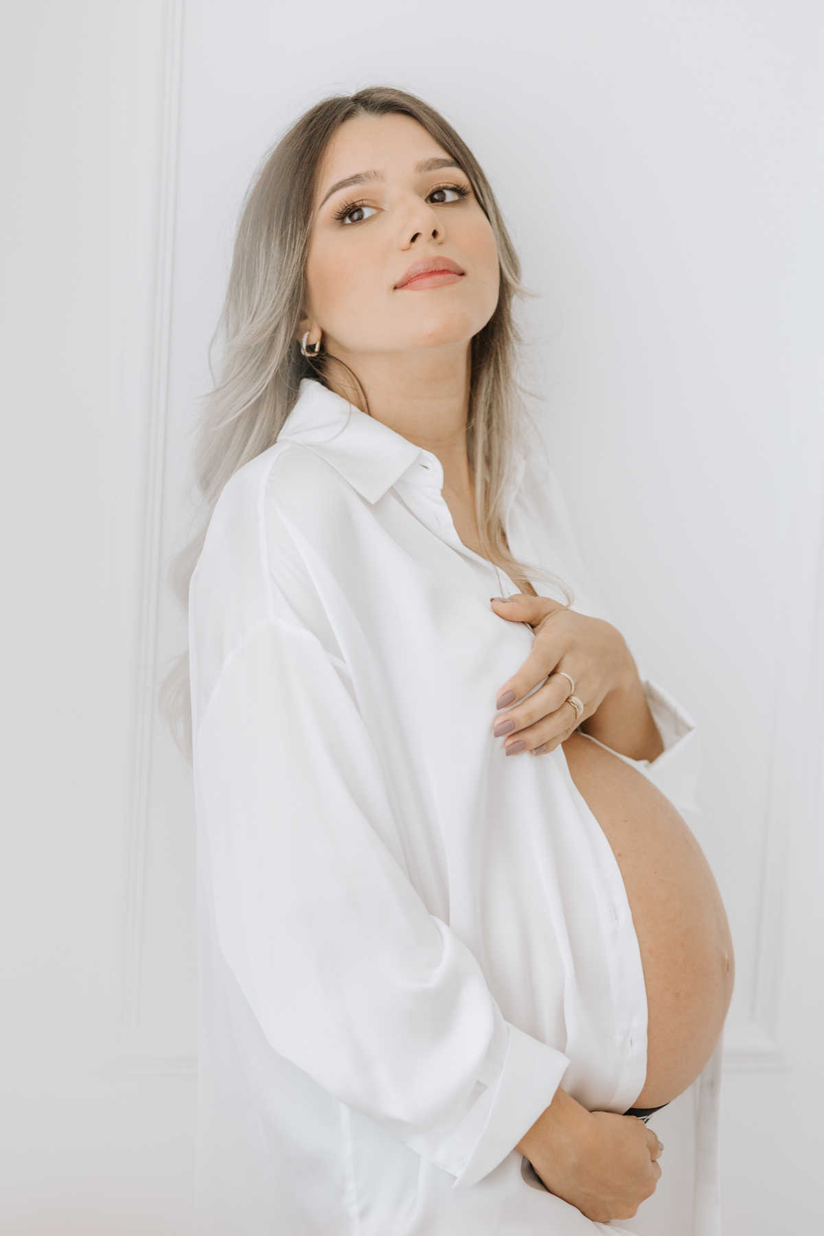 Ensaio Gestante Clean Petrópolis 