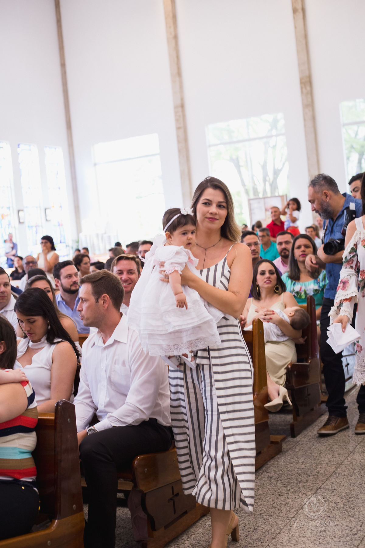 Madrinha no batizado