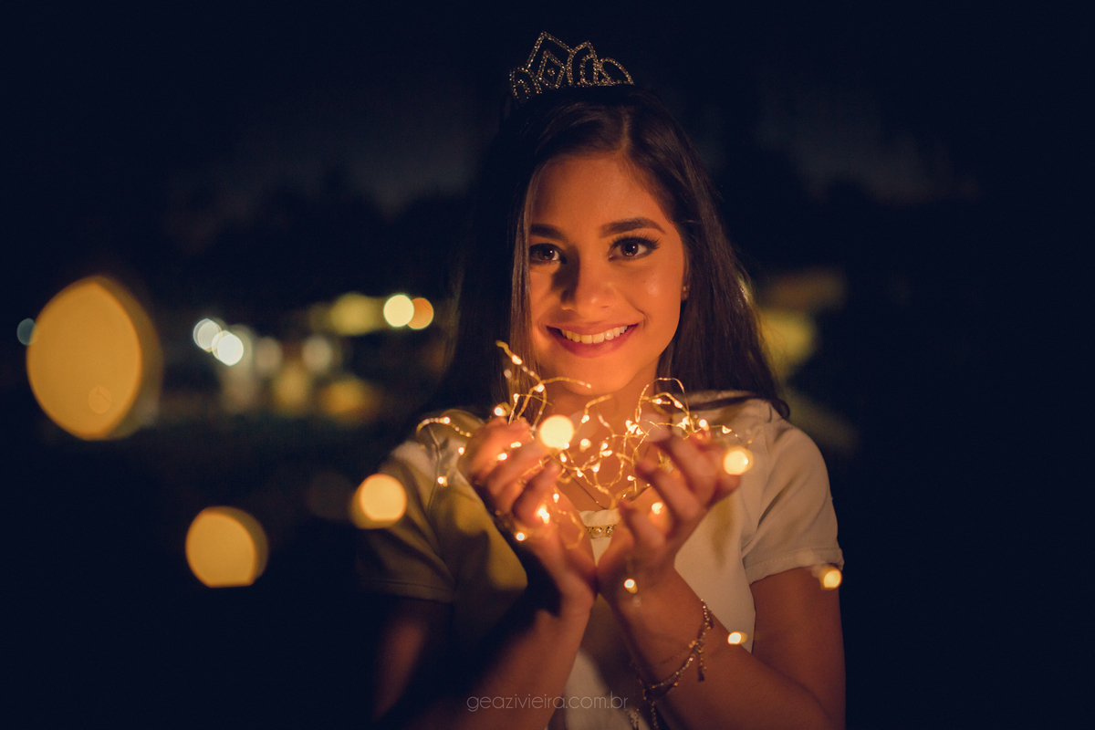 coroa debutante com leds registrado pelo fotógrafo de 15 anos em Presidente Prudente Geazi Vieira