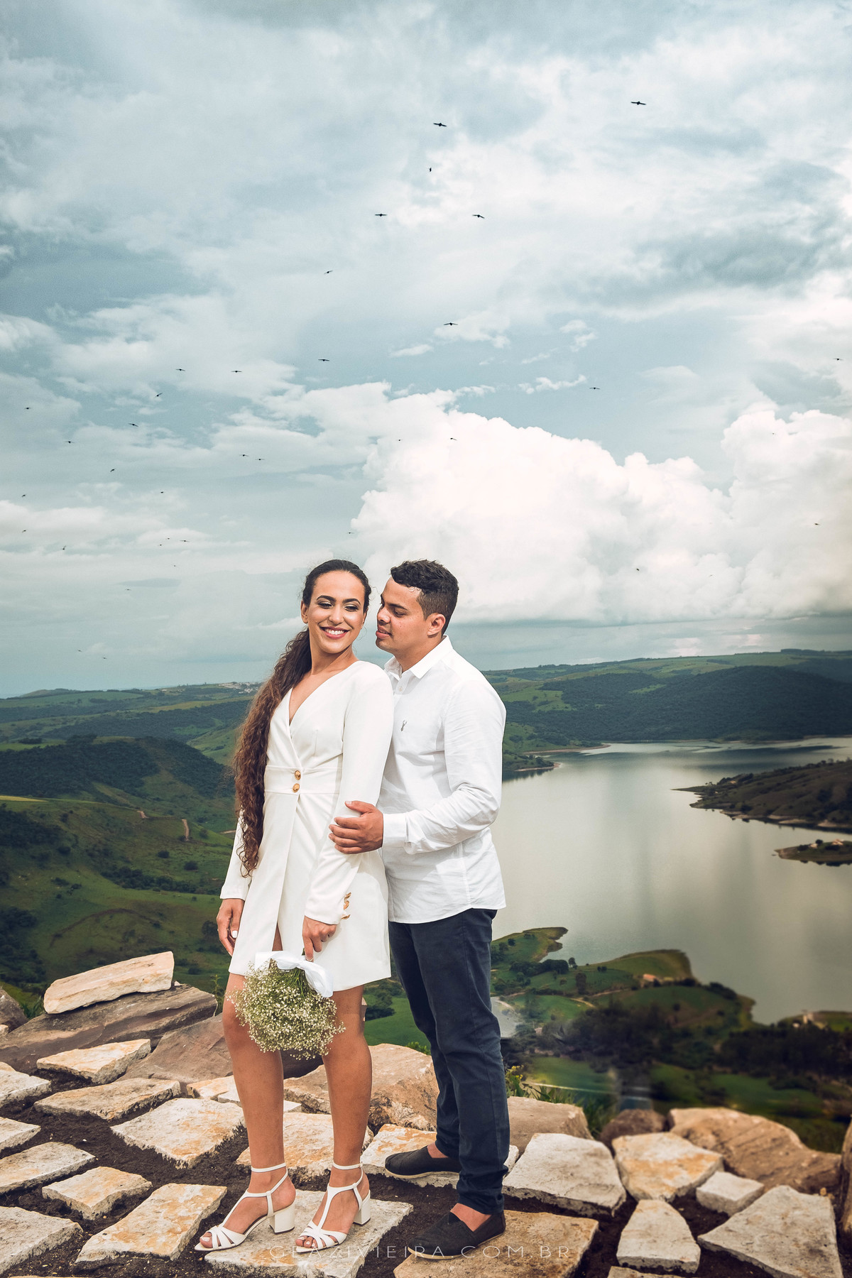 Foto para quadro de casamento