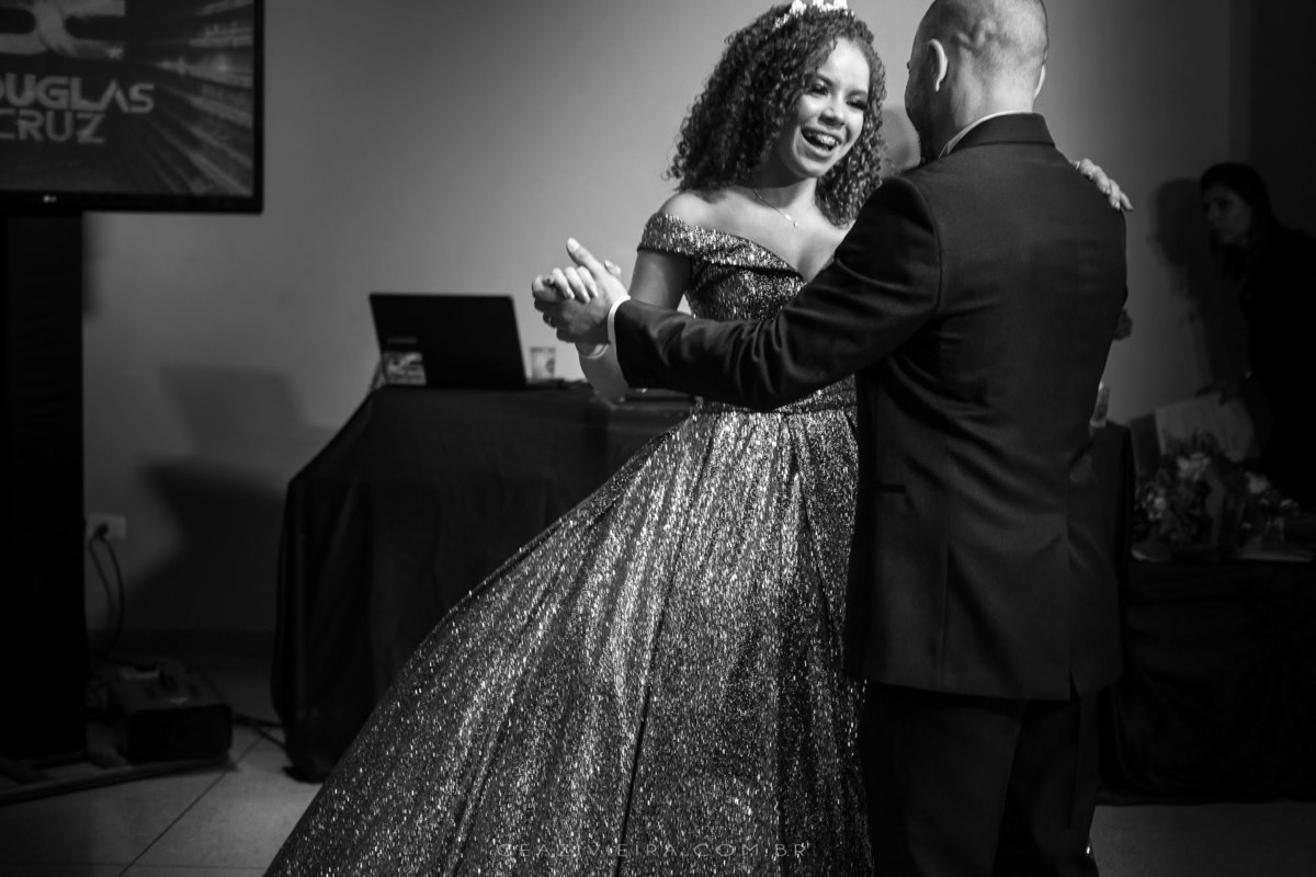 valsa de debutante com o pai